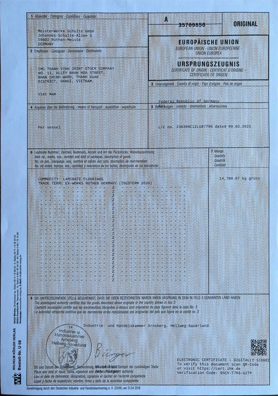 Sàn gỗ công nghiệp Meister 6277