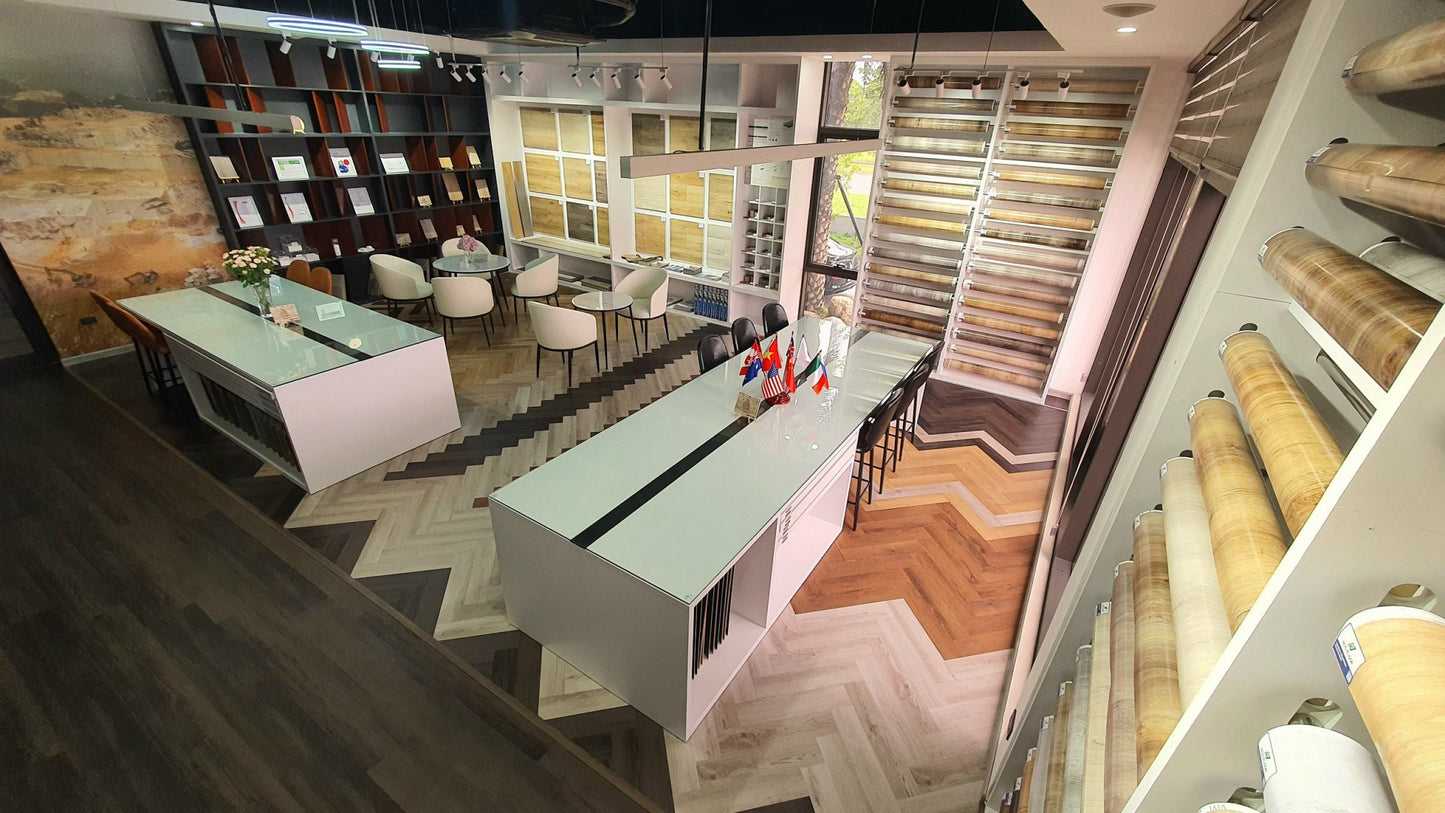 sàn nhựa xương cá spc neo floor