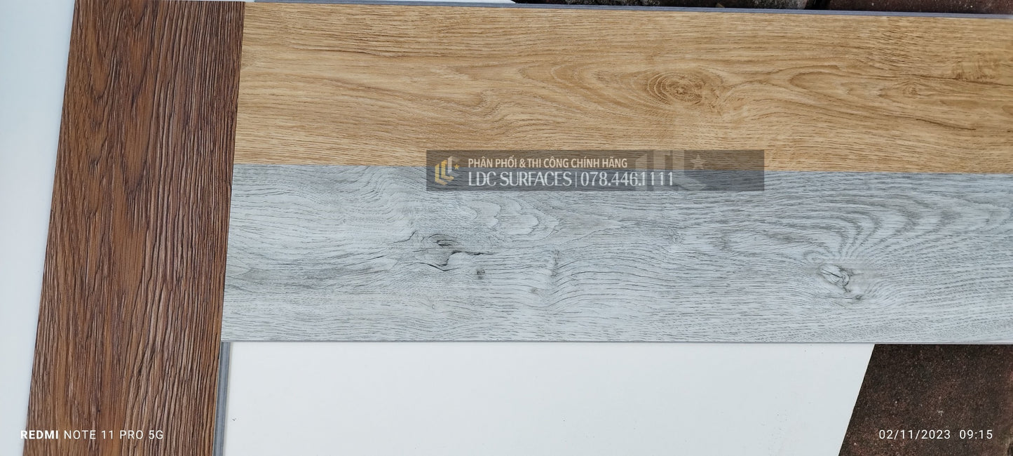 Sàn nhựa đá công nghệ SPC hèm khóa Neo Floor Xương cá 105-1/P0017