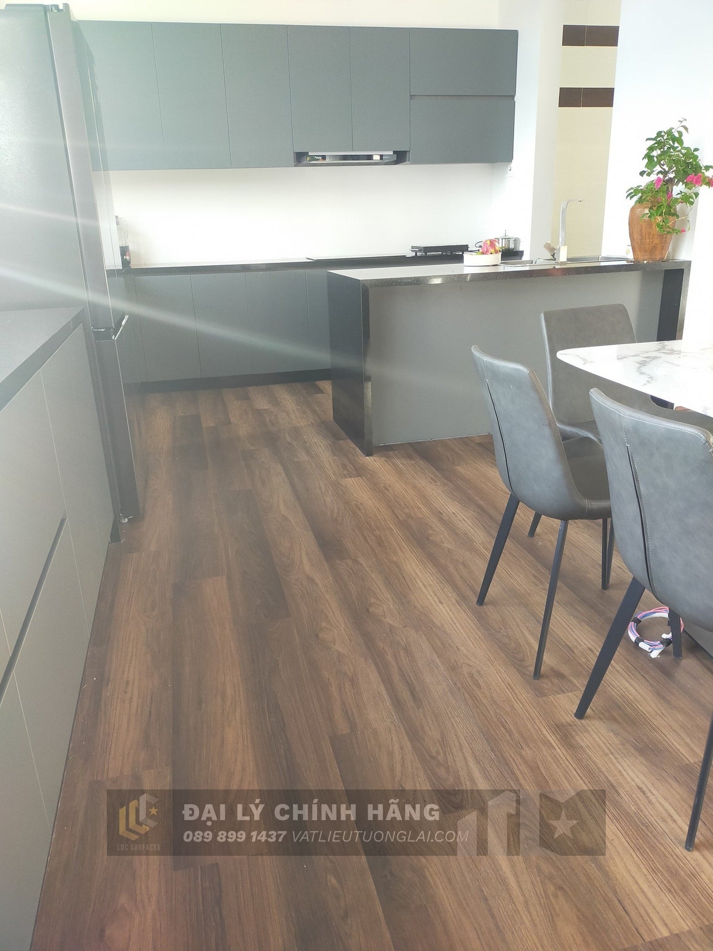 Sàn nhựa đá công nghệ SPC hèm khóa Anpro SA