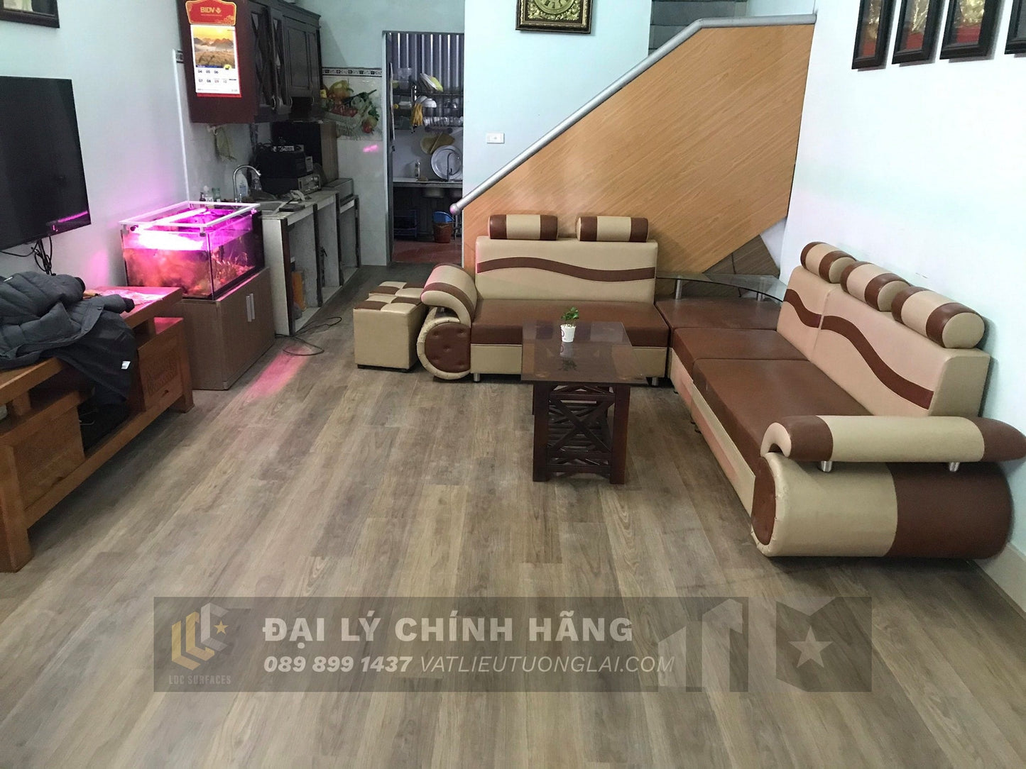 Sàn nhựa đá công nghệ SPC hèm khóa Anpro SA