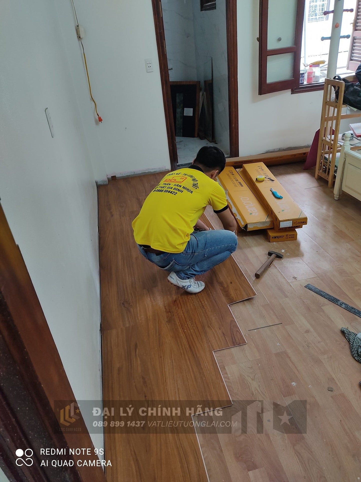 Sàn nhựa đá công nghệ SPC hèm khóa Anpro SA
