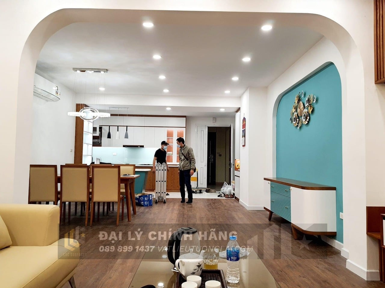 Sàn nhựa đá công nghệ SPC hèm khóa Royal Crystal RCFW