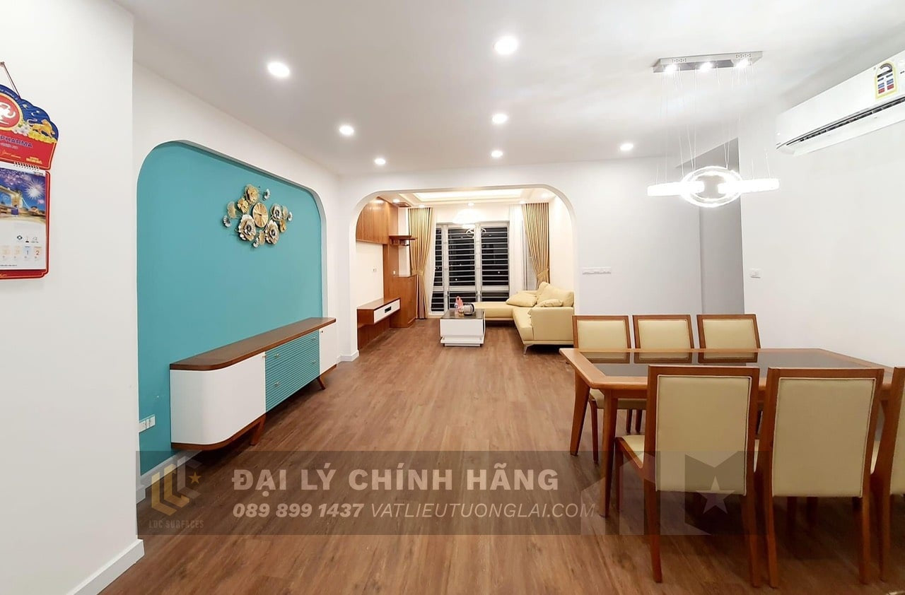Sàn nhựa đá công nghệ SPC hèm khóa Royal Crystal RCFW