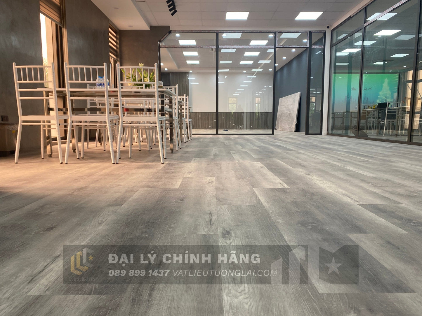 Sàn nhựa đá công nghệ SPC hèm khóa Royal Crystal RCFW