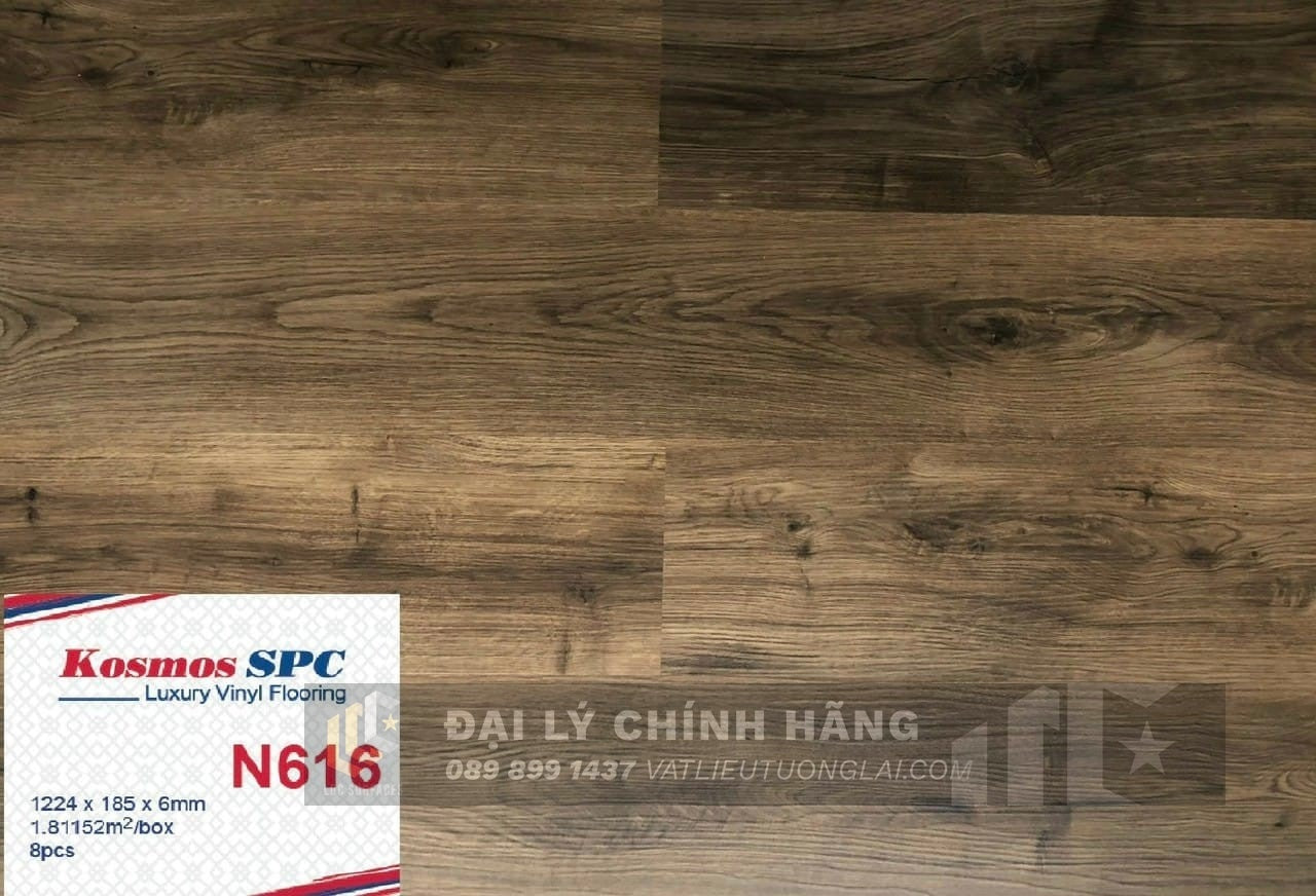 Sàn nhựa đá công nghệ SPC Kosmos mm