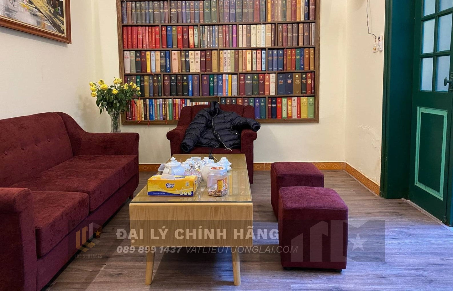Sàn nhựa đá công nghệ SPC hèm khóa Royal Crystal RCFW