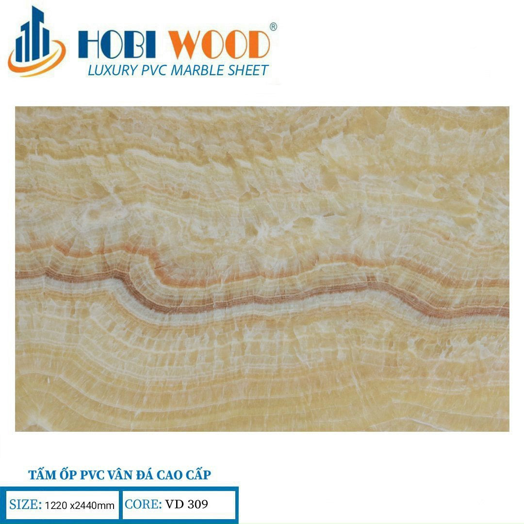 Tấm ốp tường PVC HobiWood VD309