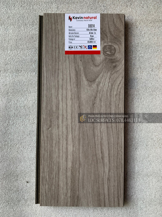 Sàn gỗ công nghiệp cốt lõi đen Đức Kavin Natural D8014