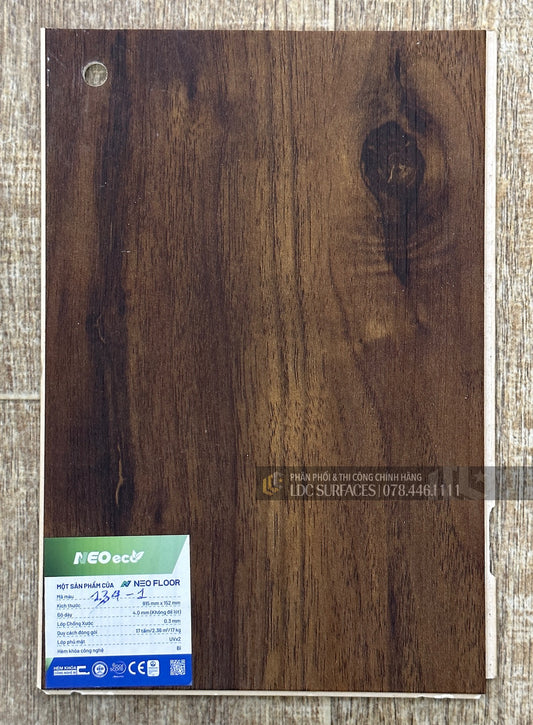 Sàn nhựa đá công nghệ SPC hèm khóa Neo Floor Eco 134-1/P0037