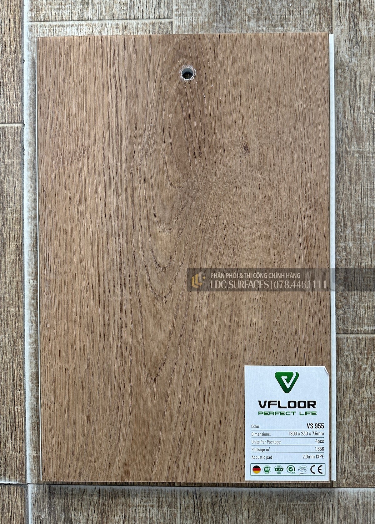 Sàn nhựa SPC hèm khóa Vfloor Special 9.5mm