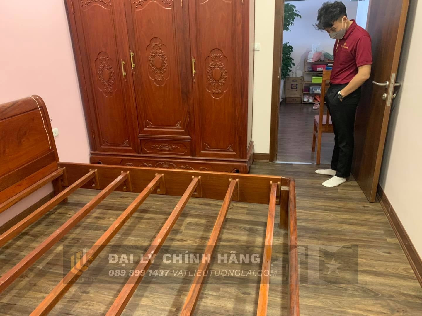 Sàn nhựa đá công nghệ SPC hèm khóa Royal Crystal RCFW