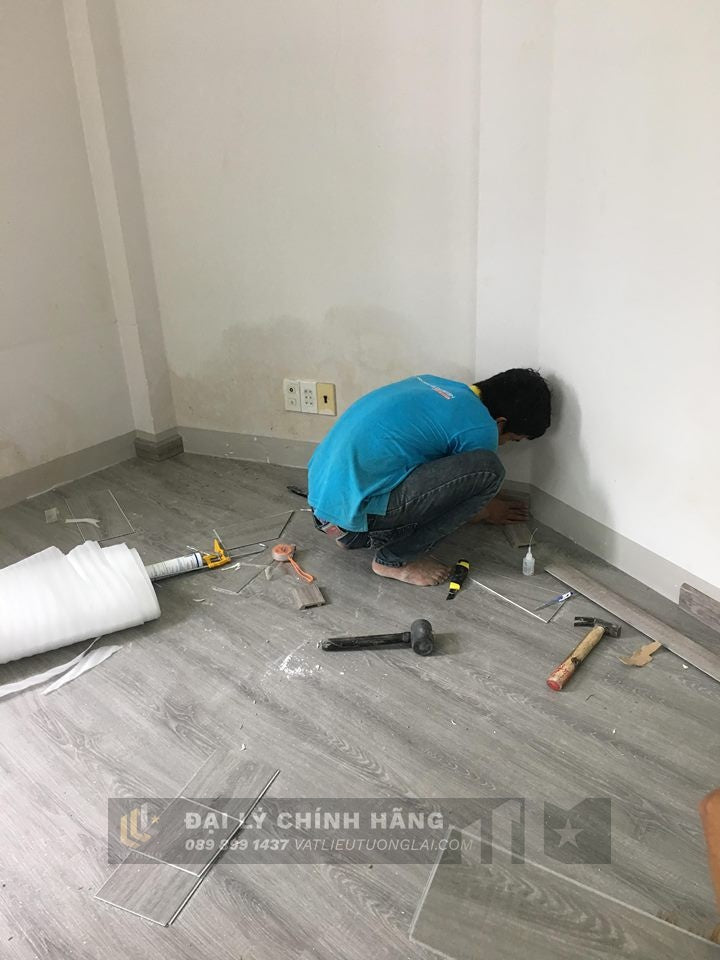 Sàn nhựa đá công nghệ SPC hèm khóa Glotex mm