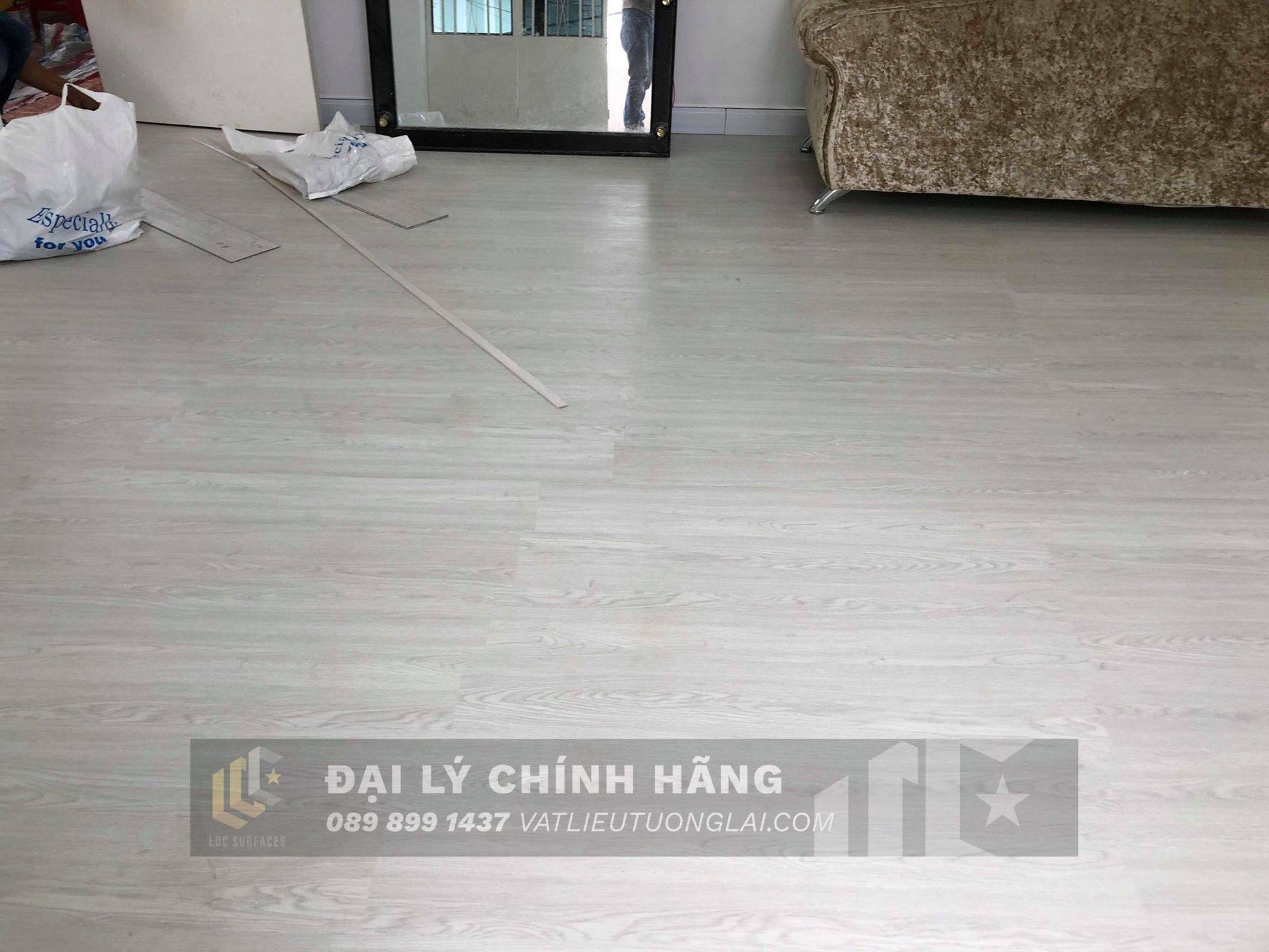 Sàn nhựa đá công nghệ SPC hèm khóa Glotex mm