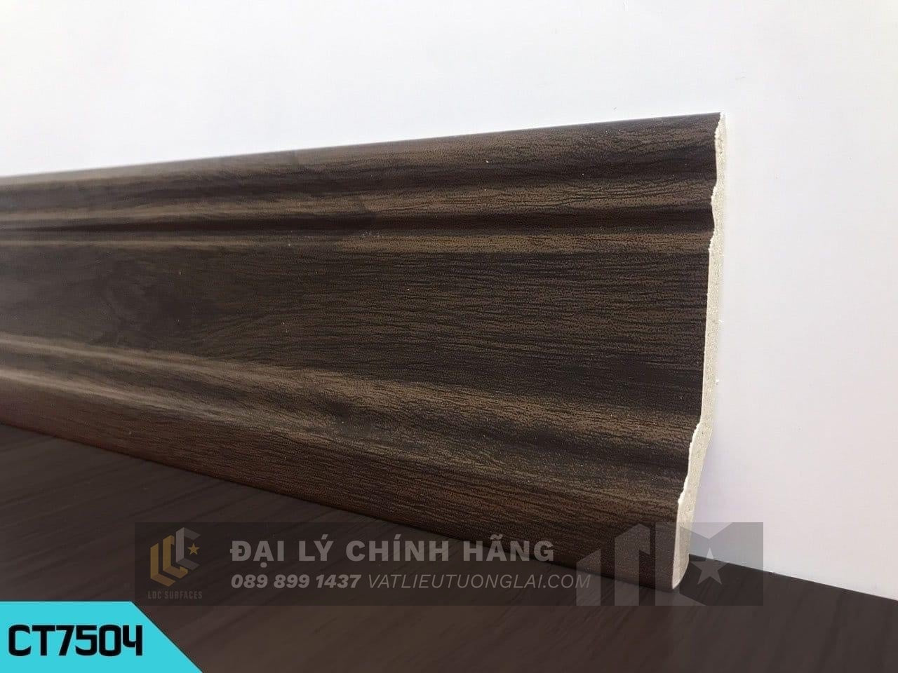 Phào chân tường nhựa PVC cm