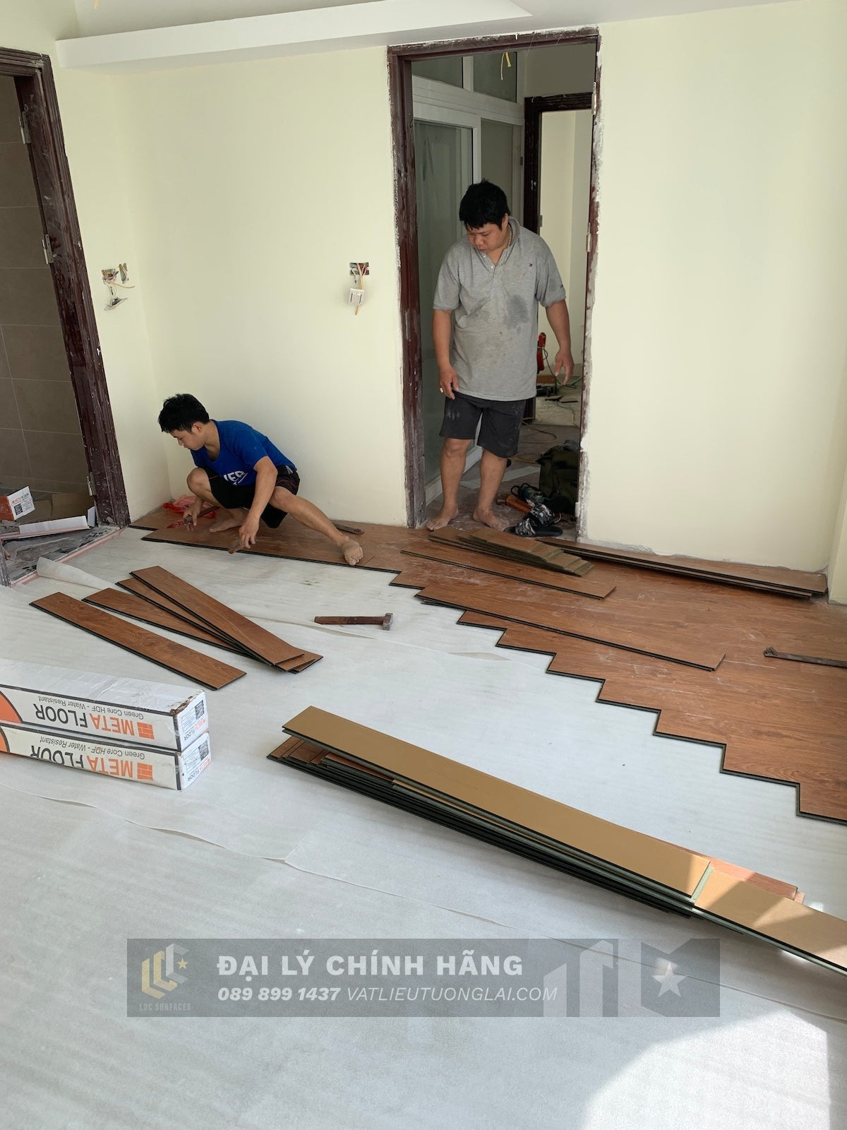 Sàn gỗ công nghiệp cốt lõi xanh Malaysia Meta Floor mm MF