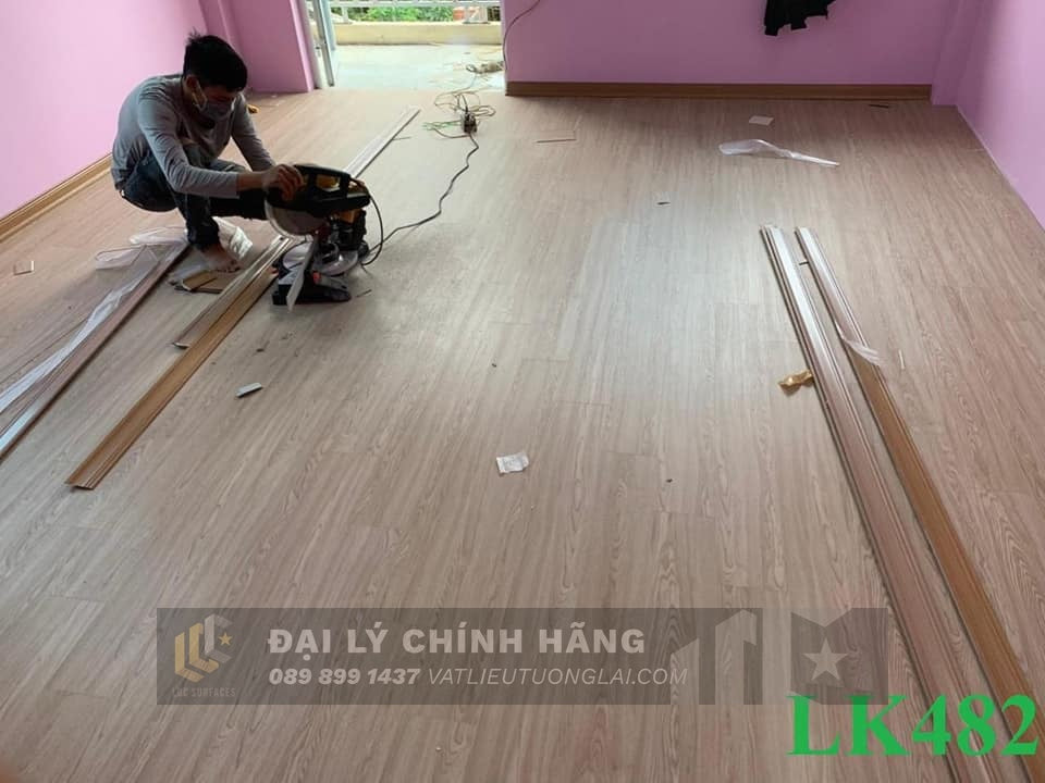 Sàn nhựa đá công nghệ SPC hèm khóa Vfloor LK