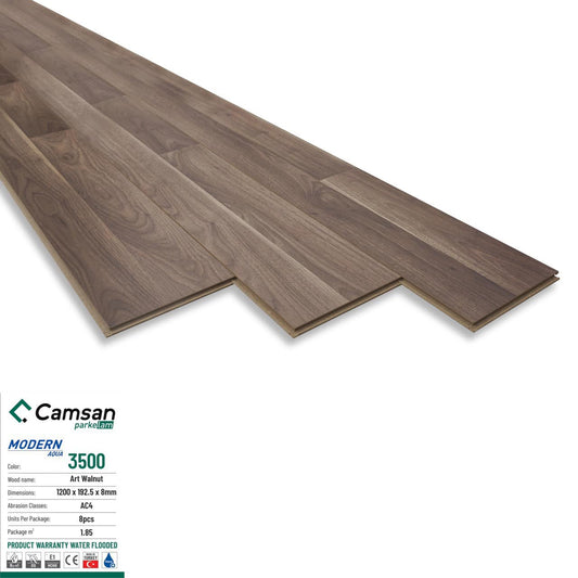 Sàn gỗ công nghiệp Thổ Nhĩ Kỳ Camsan mm AQUA