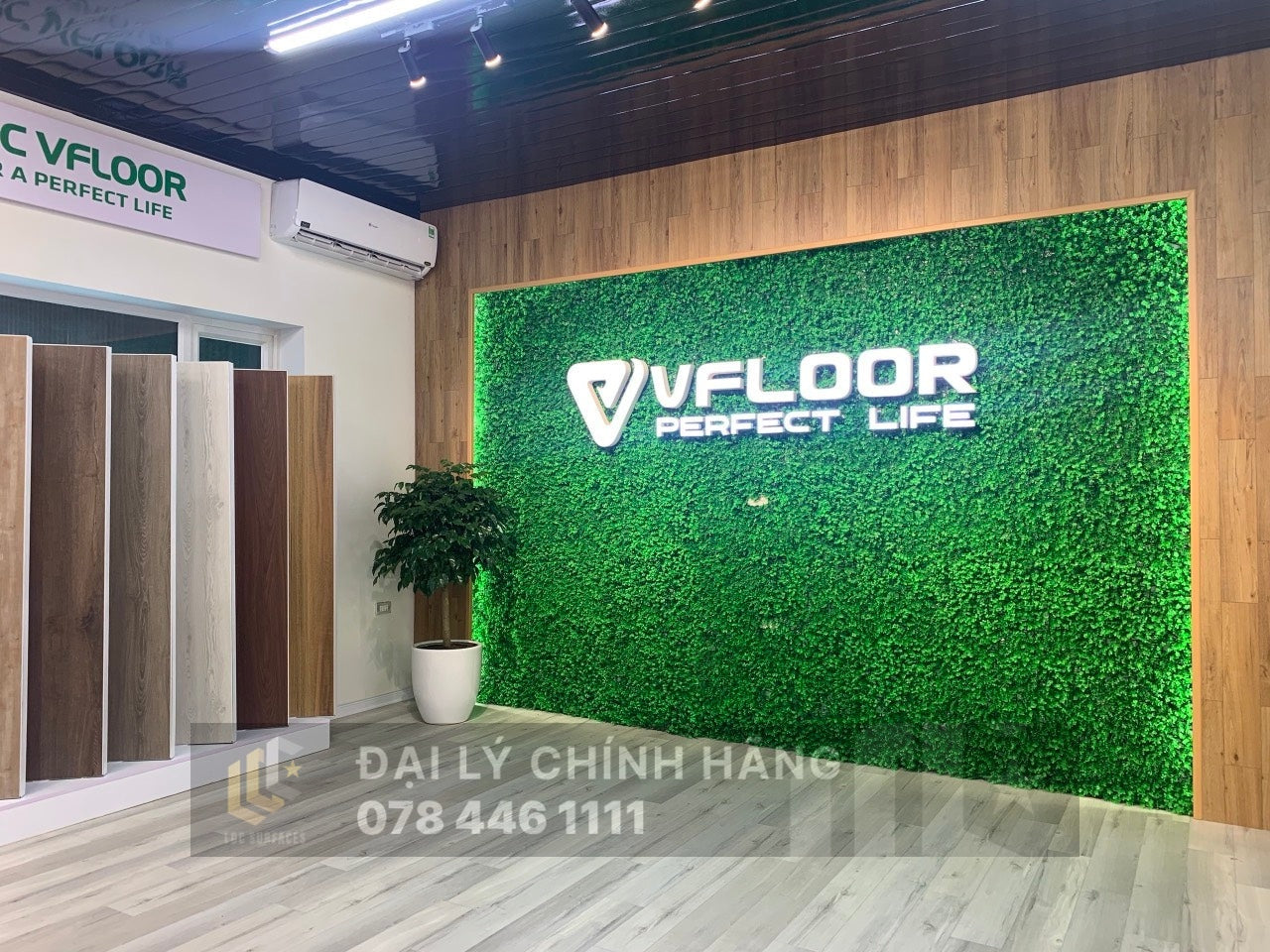 Sàn nhựa đá công nghệ SPC hèm khóa Vfloor Perfect Life V610