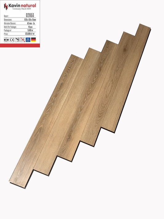 Sàn gỗ công nghiệp cốt lõi đen Đức Kavin Natural D2833