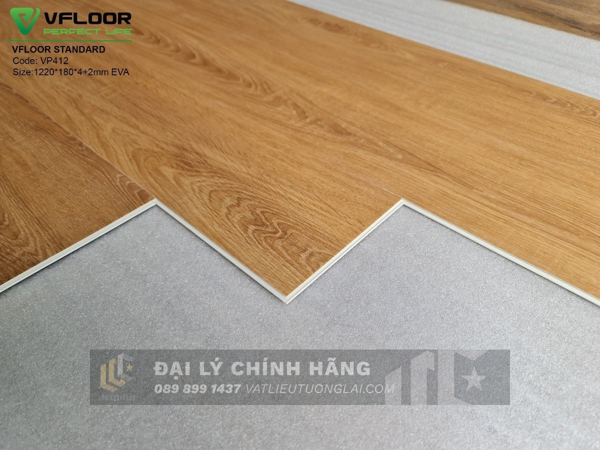 Sàn nhựa đá công nghệ SPC hèm khóa Vfloor Standard VP