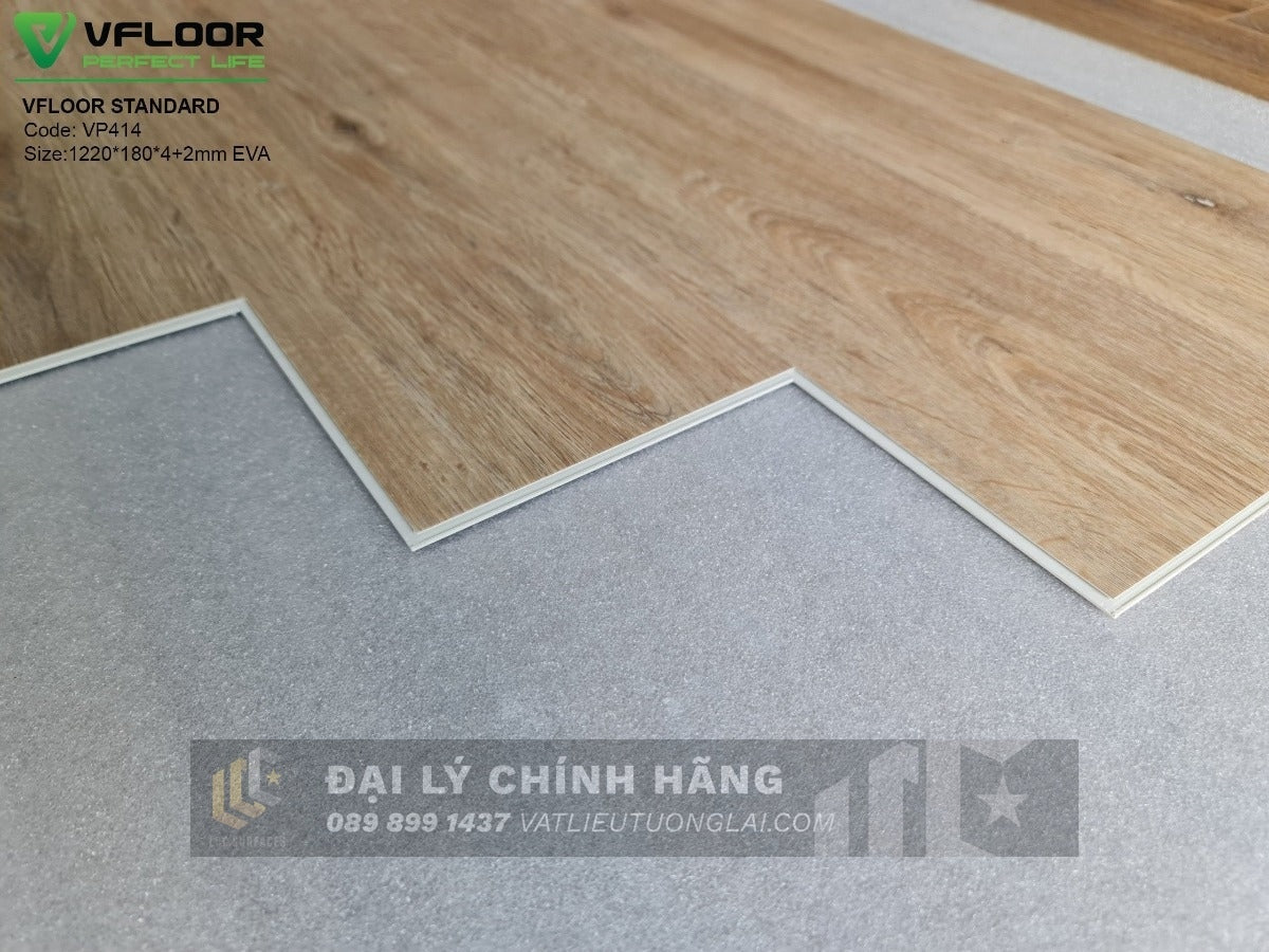 Sàn nhựa đá công nghệ SPC hèm khóa Vfloor Standard VP