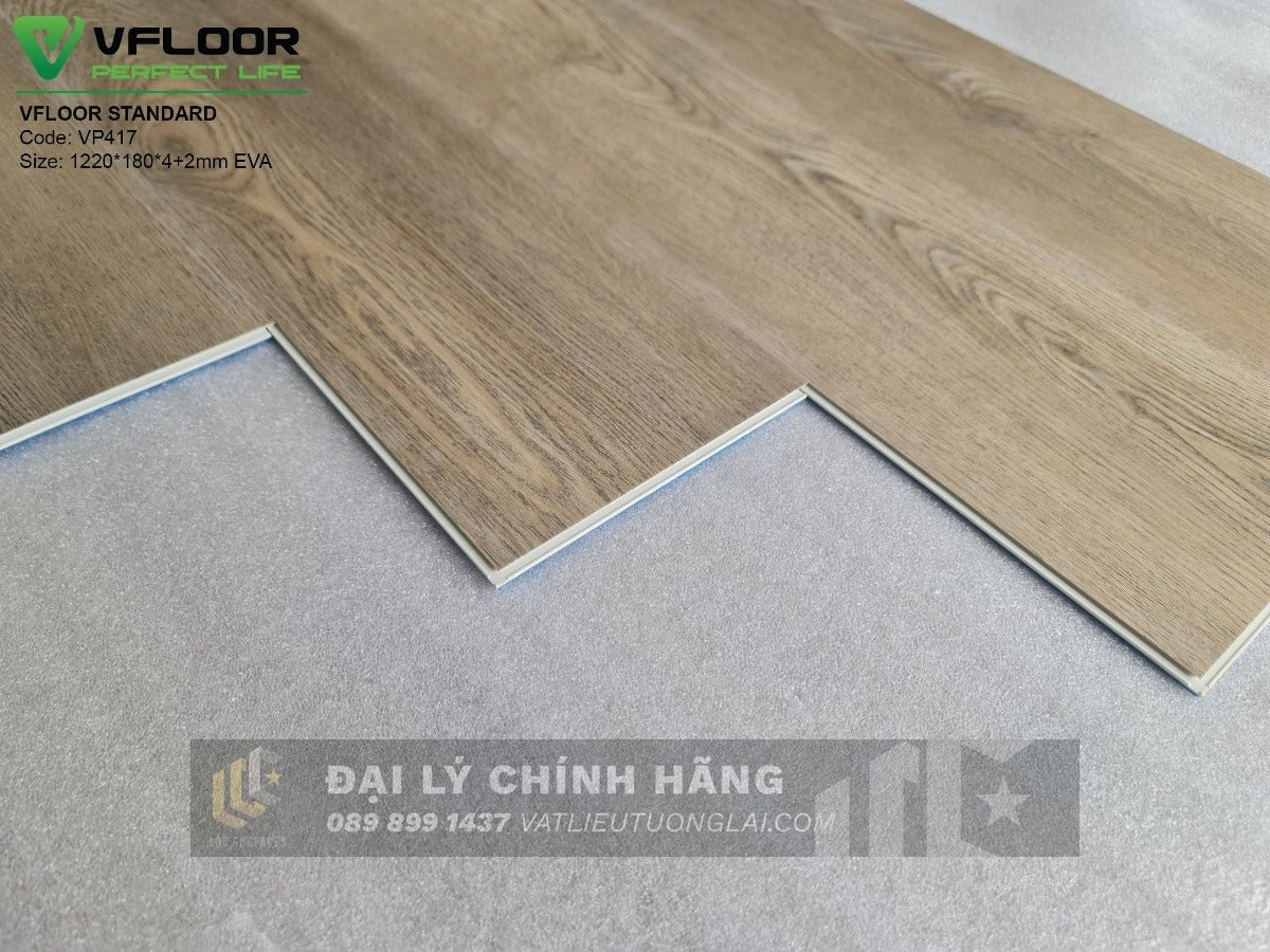 Sàn nhựa đá công nghệ SPC hèm khóa Vfloor Standard VP