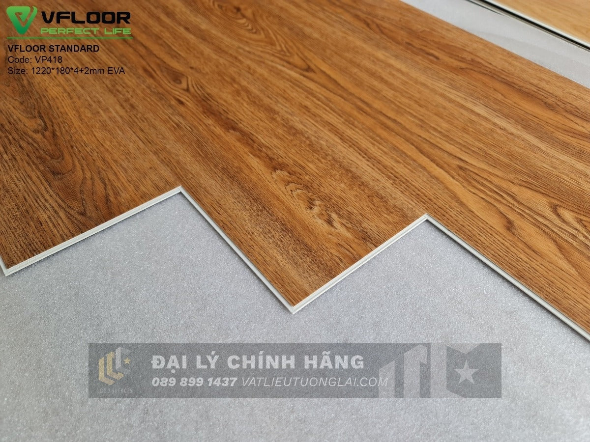 Sàn nhựa đá công nghệ SPC hèm khóa Vfloor Standard VP