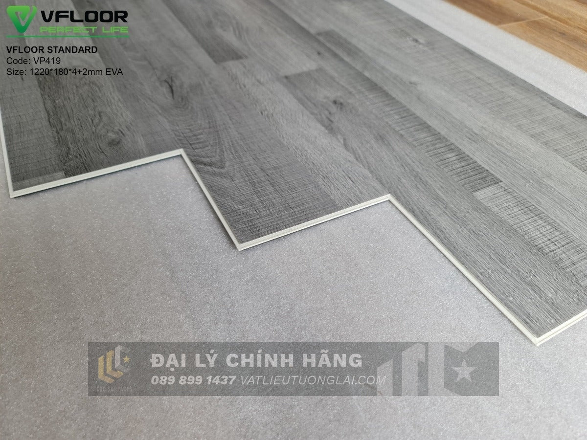 Sàn nhựa đá công nghệ SPC hèm khóa Vfloor Standard VP