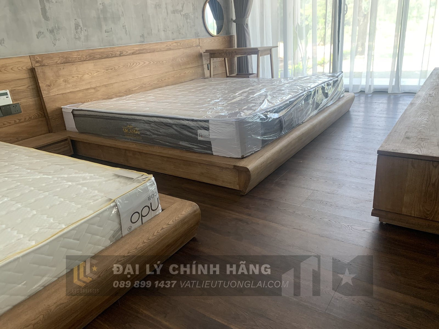 Sàn nhựa đá công nghệ SPC hèm khóa Royal Crystal không đế lót RCFW