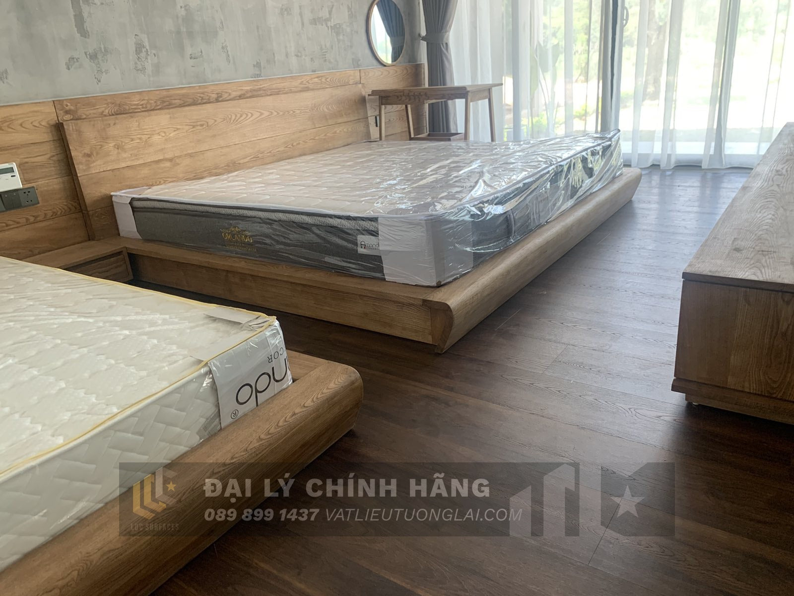 Sàn nhựa đá công nghệ SPC hèm khóa Royal Crystal không đế lót RCFW