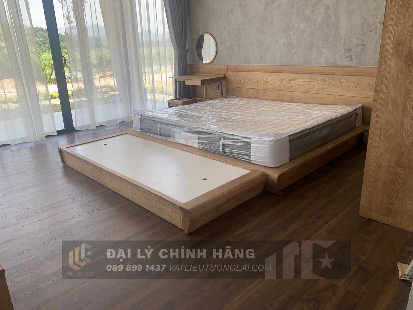 Sàn nhựa đá công nghệ SPC hèm khóa Royal Crystal không đế lót RCFW