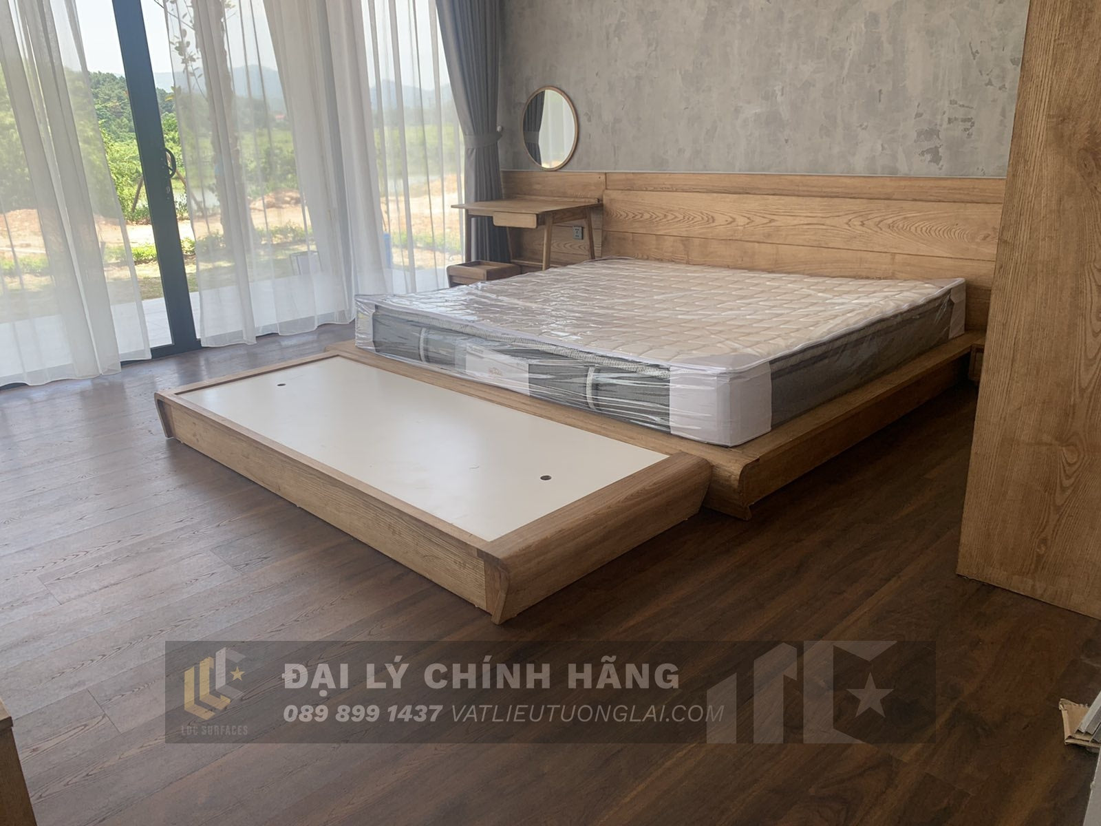 Sàn nhựa đá công nghệ SPC hèm khóa Royal Crystal không đế lót RCFW