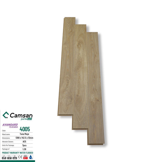 Sàn gỗ công nghiệp Thổ Nhĩ Kỳ Camsan mm AQUA+
