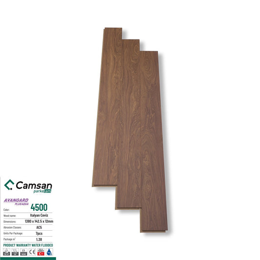 Sàn gỗ công nghiệp Thổ Nhĩ Kỳ Camsan mm AQUA+