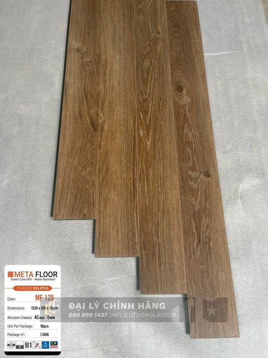 Sàn gỗ công nghiệp cốt lõi xanh Malaysia Meta Floor mm MF