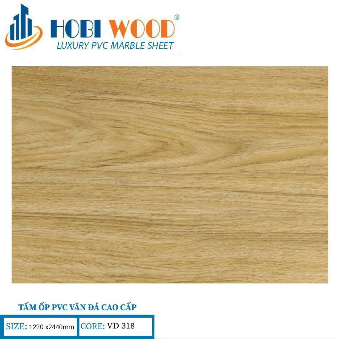 Tấm ốp tường PVC HobiWood VD318